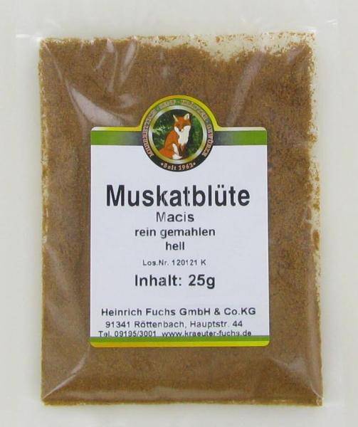 Muskatblüte, gemahlen, 25 g